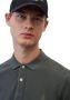 Marc O'Polo Short sleeve polo shirt in piqué fabric Grijs Heren - Thumbnail 6