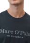 Marc O'Polo T-shirt met statement- en labelprint - Thumbnail 6