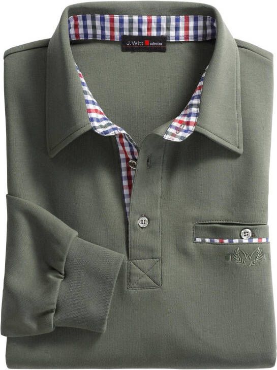 Marco Donati Poloshirt Shirt met lange mouwen (1-delig)