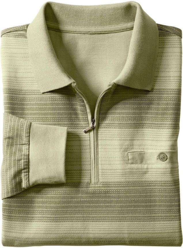 Marco Donati Poloshirt Shirt met lange mouwen (1-delig)