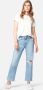 Mavi Jeans Straight fit high waist jeans met biologisch katoen model 'Barcelona' - Thumbnail 7