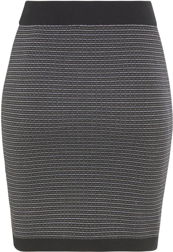 Melrose Gebreide rok in jacquardmotief