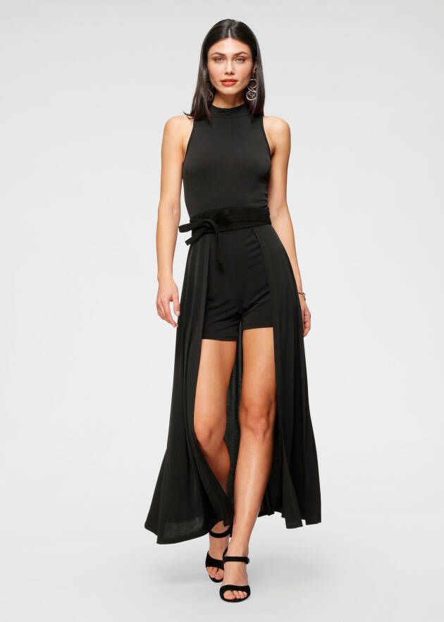 Melrose Jumpsuit met aangezette rok in 2-in-1 look