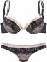 Melrose Set: push-up bh dessous (set 2-delig Met string) - Thumbnail 2