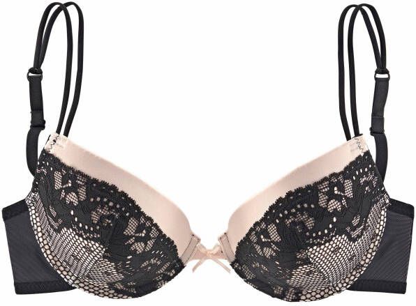 Melrose Set: push-up bh dessous (set 2-delig Met string)