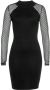 Melrose Gebreide jurk in mini-lengte sportief-elegante stijl van fijn breiwerk lange mouwen - Thumbnail 8