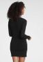Melrose Gebreide jurk voor elegante gelegenheden mini-lengte feminin gesneden - Thumbnail 2