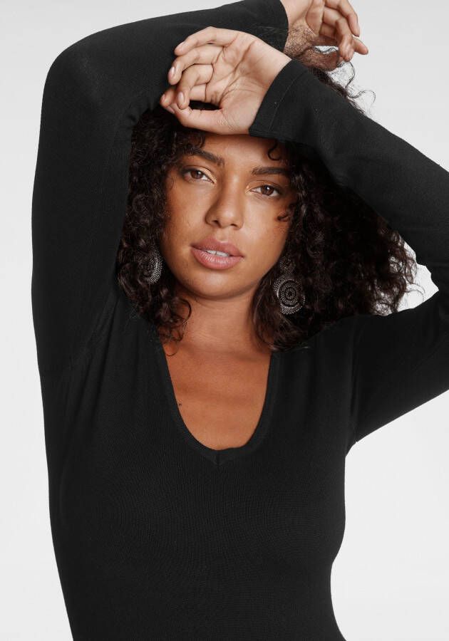 Melrose Gebreide jurk voor elegante gelegenheden mini-lengte feminin gesneden