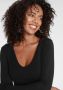 Melrose Gebreide jurk voor elegante gelegenheden mini-lengte feminin gesneden - Thumbnail 4