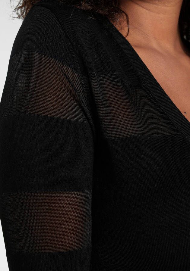 Melrose Vest met transparante strepen