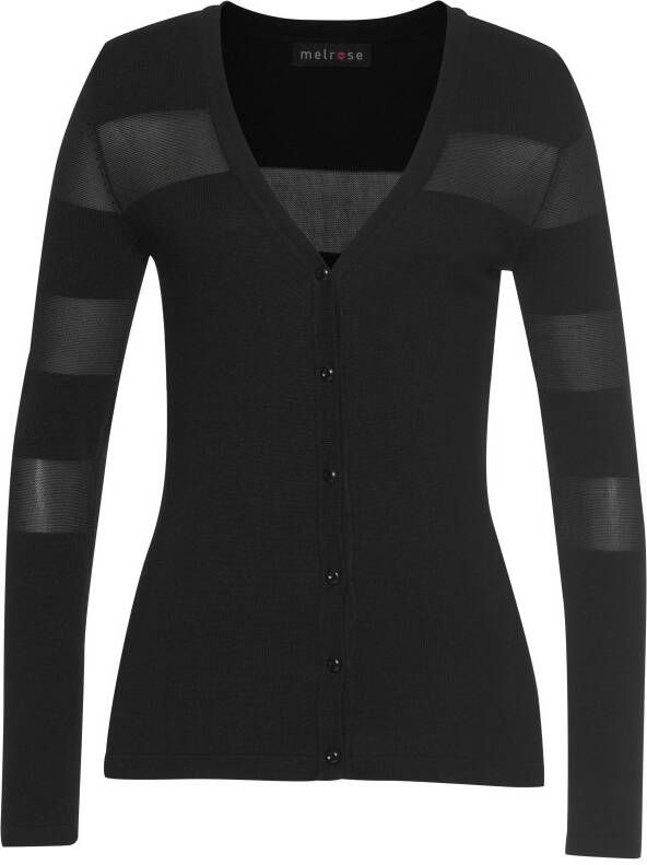 Melrose Vest met transparante strepen