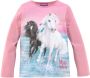 Miss Melody Shirt met lange mouwen met mooi paardenmotief - Thumbnail 2