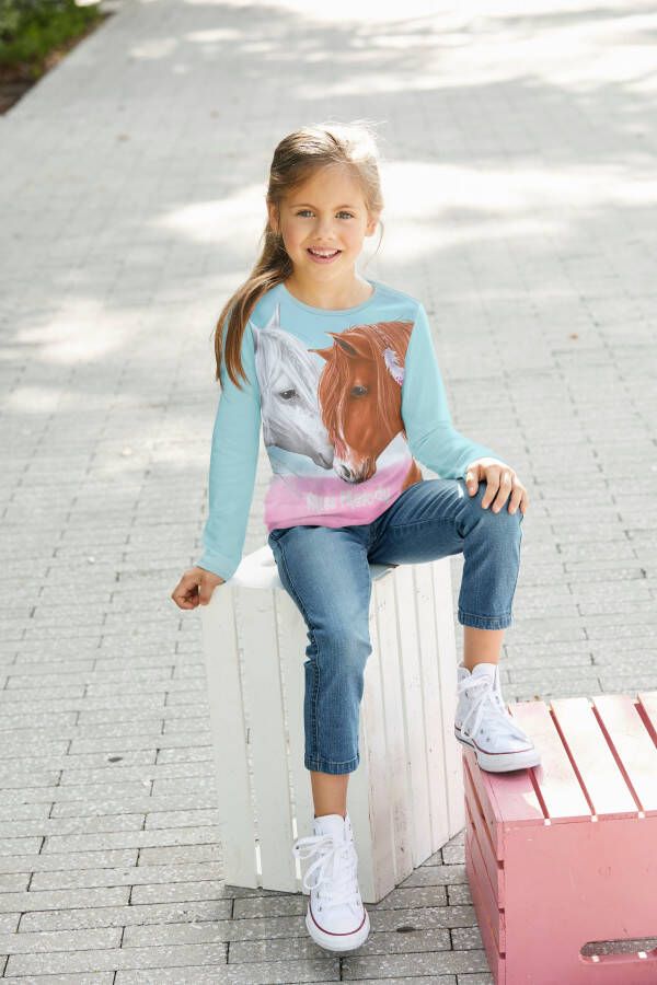 Miss Melody Shirt met lange mouwen voor paardenfans