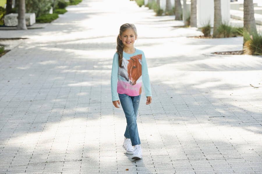 Miss Melody Shirt met lange mouwen voor paardenfans