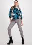 Monari Gebreide Trui met Patroon Multicolor Dames - Thumbnail 7