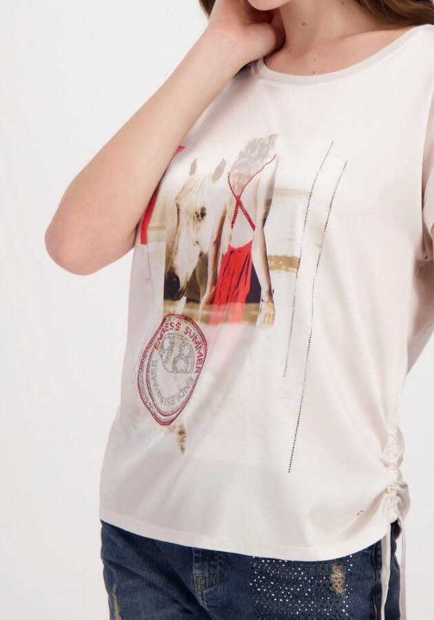 Monari Shirt met frontprint