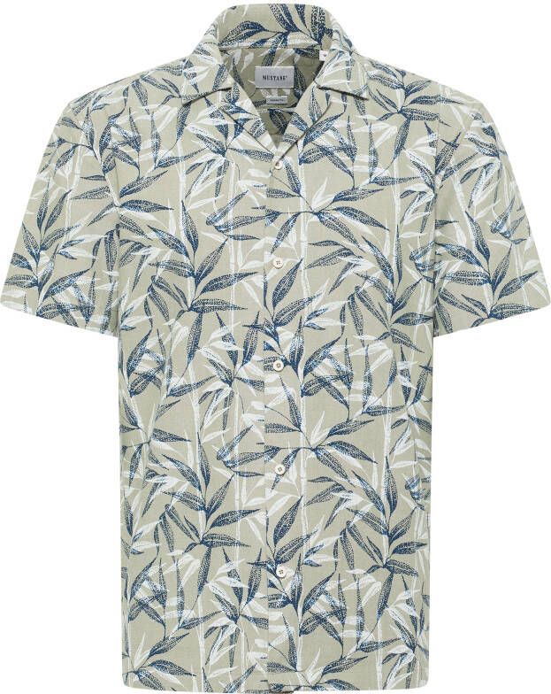 Mustang Overhemd met korte mouwen Style Collin AOP Shirt