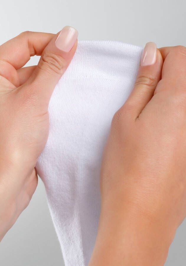 Mustang Sneakersokken Casual met elastische comfortband (set 6 paar)