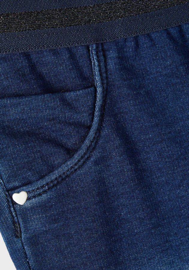 Name it MINI slim fit jeans NMFSALLI Blauw Meisjes Jog denim Effen 104 - Foto 3
