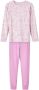 Name it KIDS pyjama NKFNIGHTSET met bloemendessin lichtroze roze Meisjes Stretchkatoen Ronde hals 110 116 - Thumbnail 4