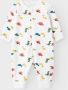 Name it BABY pyjama NBMNIGHTSUIT met all over print wit multicolor Onesie Jongens Biologisch katoen V-hals 104 - Thumbnail 2