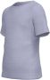 Name it KIDS ribgebreid T-shirt NKFKAB met kant lichtblauw Meisjes Stretchkatoen (duurzaam) Ronde hals 122 128 - Thumbnail 4