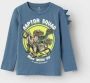 Name it MINI longsleeve NMMJINUS JURASSIC met printopdruk blauw Jongens Stretchkatoen Ronde hals 122 128 - Thumbnail 3