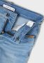Name it KIDS slim fit jeans NKMTHEO light denim Blauw Jongens Viscose Effen 104 - Thumbnail 5