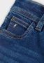 Name it KIDS slim fit jeans NKMTHEO dark denim Blauw Jongens Katoen 140 - Thumbnail 6