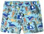 Name it MINI zwemshort NMMZETUS lichtblauw multi Jongens Polyester All over print 104 - Thumbnail 4