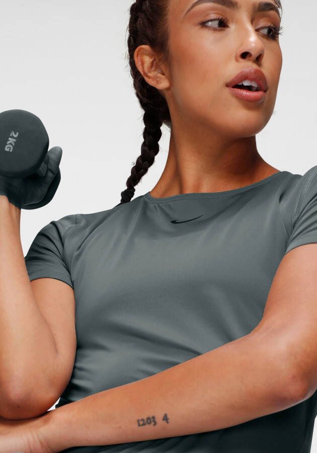 Nike Functioneel shirt WOMEN PERFORMANCE TOP SHORTSLEEVE ALL OVER MESH