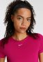 Nike Functioneel shirt WOMEN PERFORMANCE TOP SHORTSLEEVE ALL OVER MESH - Thumbnail 4