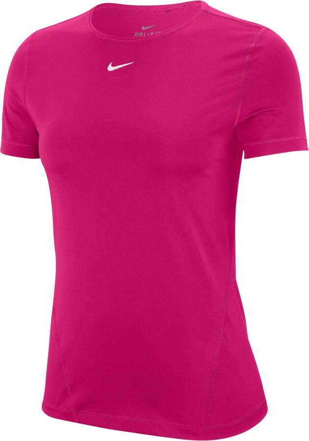Nike Functioneel shirt WOMEN PERFORMANCE TOP SHORTSLEEVE ALL OVER MESH