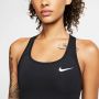 Nike dri-fit swoosh band non-padded medium-impact sportbh zwart dames - Thumbnail 5