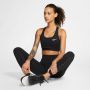 Nike dri-fit swoosh band non-padded medium-impact sportbh zwart dames - Thumbnail 6