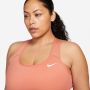 Nike Sport-bh Dri-FIT Swoosh Women's Medium-Support Non-Padded Sports Bra - Thumbnail 3