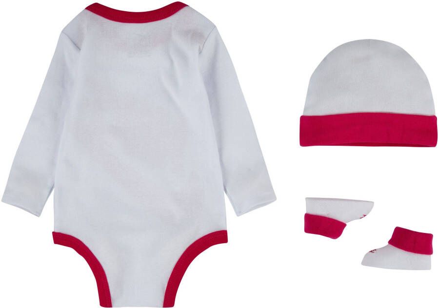 Nike Sportswear Babyuitzet FUTURA LOGO LS HAT BODYSUIT BOO (set 3-delig)