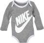 Nike Futura Logo Longsleeve unisex Baby Rompers & Sets grijs Maat 6M-12M Kleding - Thumbnail 3