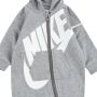Nike All Day Play Coverall Baby sets Kleding dk grey heather maat: 0-3 m beschikbare maaten:0-3 m 3 m 6 m 9 m - Thumbnail 4