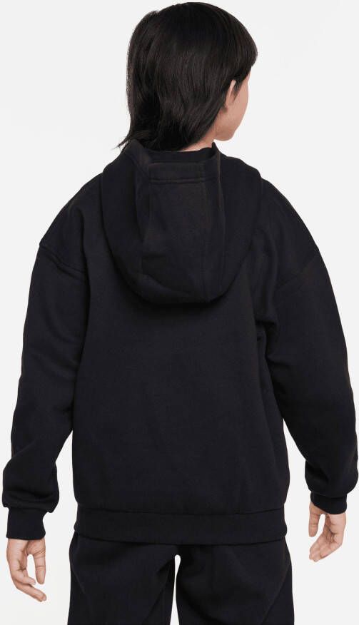 Nike Sportswear Capuchonsweatvest CLUB FLEECE BIG KIDS' (GIRLS') OVERSIZED FULL-ZIP HOODIE