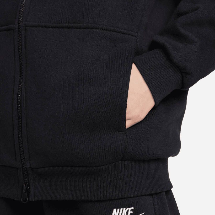 Nike Sportswear Capuchonsweatvest CLUB FLEECE BIG KIDS' (GIRLS') OVERSIZED FULL-ZIP HOODIE