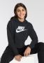 Nike Sportswear Club French Terry Cropped Hoodie Hoodies Kleding black white maat: XS beschikbare maaten:XS - Thumbnail 10