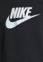 Nike Sportswear Club French Terry Cropped Hoodie Hoodies Kleding black white maat: XS beschikbare maaten:XS - Thumbnail 12