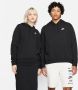 Nike Sportswear Club Fleece Overhead Hoodie Black White- Dames Black White - Thumbnail 3