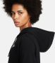 Nike Sportswear Club Fleece Overhead Hoodie Black White- Dames Black White - Thumbnail 6