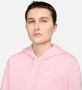 Nike Hoodie voor dames Sportswear Club Fleece Medium Soft Pink White- Dames Medium Soft Pink White - Thumbnail 5