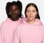 Nike Hoodie voor dames Sportswear Club Fleece Medium Soft Pink White- Dames Medium Soft Pink White - Thumbnail 6