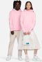 Nike Hoodie voor dames Sportswear Club Fleece Medium Soft Pink White- Dames Medium Soft Pink White - Thumbnail 9