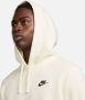 Nike Sportswear Club Fleece Overhead Hoodie Coconut Milk Black- Dames Coconut Milk Black - Thumbnail 3