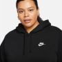 Nike Sportswear Hoodie Club Fleece Women's Pullover Hoodie (Plus Size) - Thumbnail 3